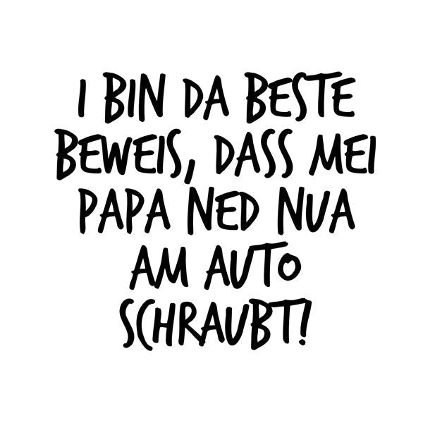 Kindermotiv: Auto schraubt!