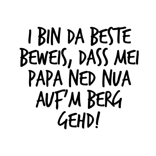 Kindermotiv: Berg gehd