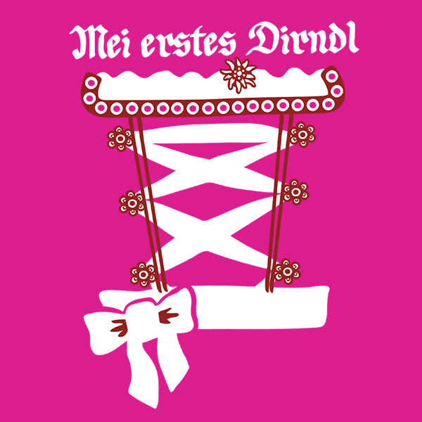 Kindermotiv: Mei erstes Dirndl