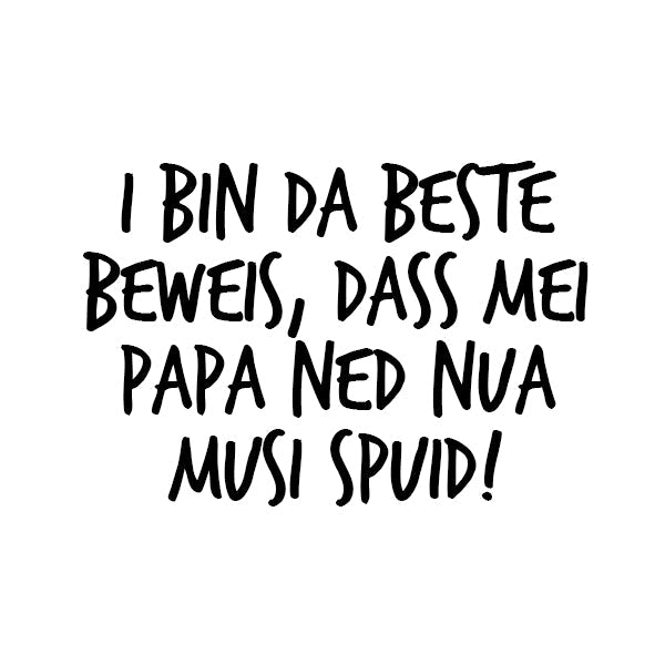 Kindermotiv: Musi spuid