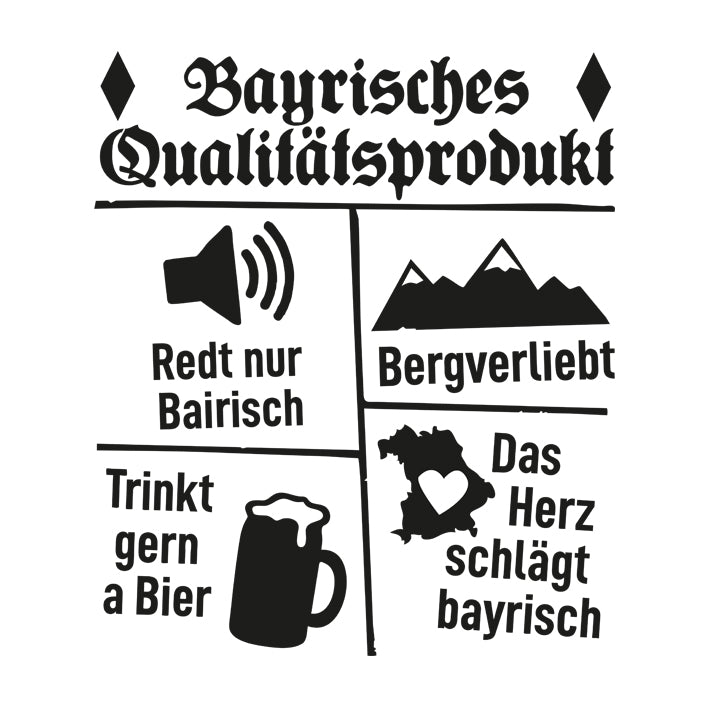 Motiv: Bayrisches Qualitätsprodukt