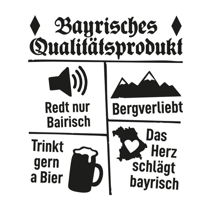 Motiv: Bayrisches Qualitätsprodukt - meinherzschlag.de