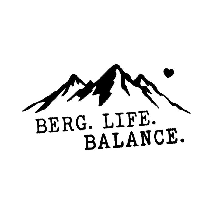 Motiv: Berg. Life. Balance. - meinherzschlag.de