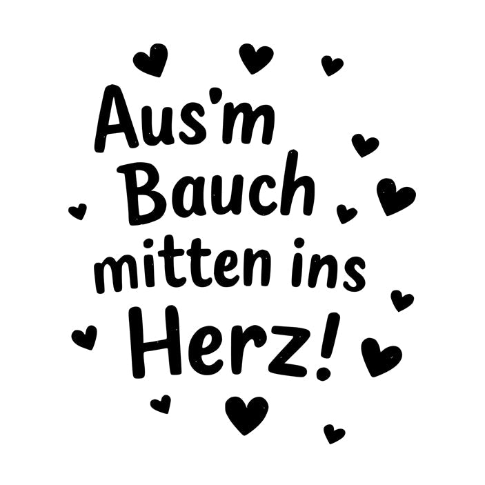 Kindermotiv: Mitten ins Herz