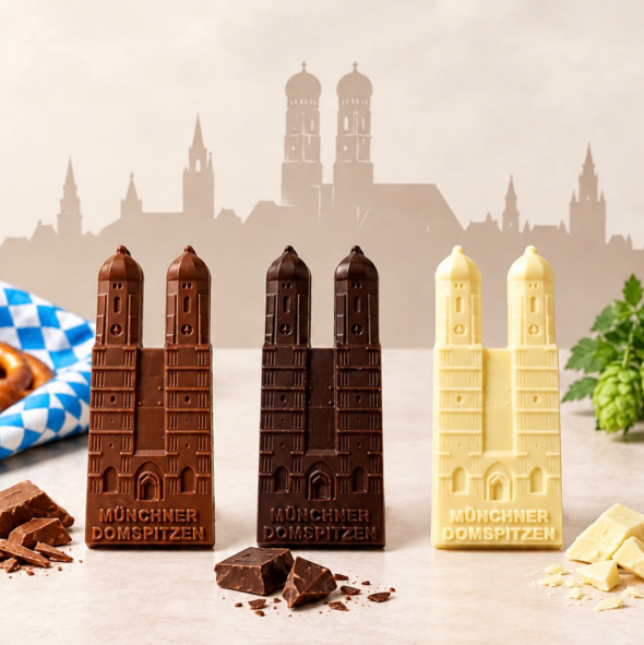 9er Set Schokolade "Münchner Domspitzen"