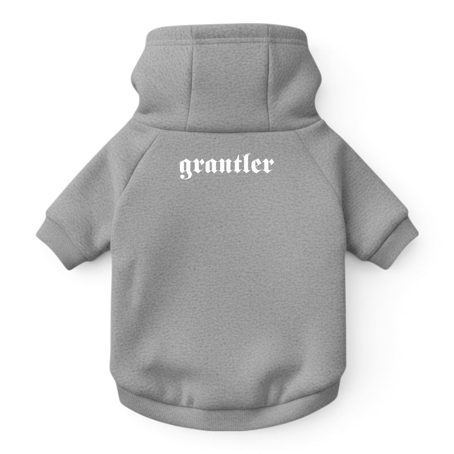 Hunde-Hoodie "grantler" grau-meliert