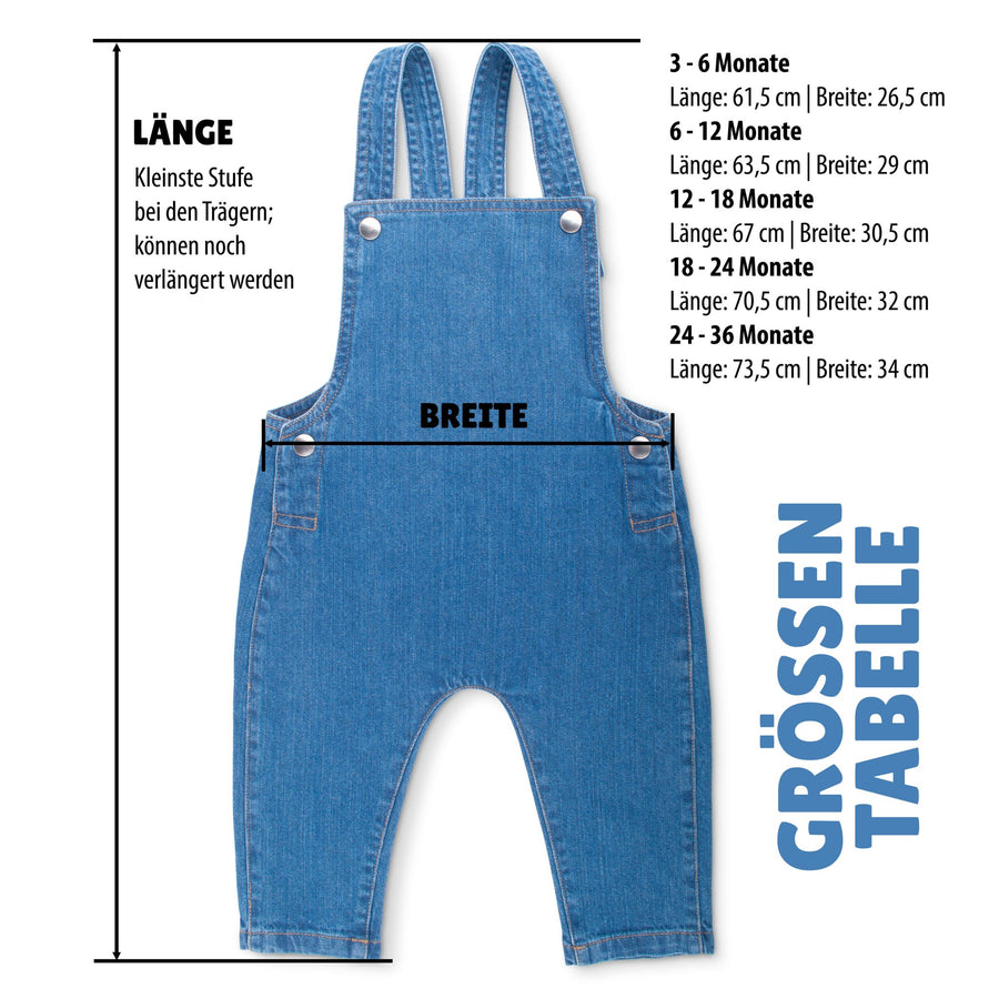 Baby Latzhose "Mei erste Arbeitshosn" - meinherzschlag.de