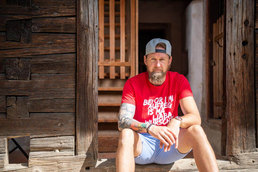 Herren - Shirt "Bevor i mi aufreg ..." - meinherzschlag.de