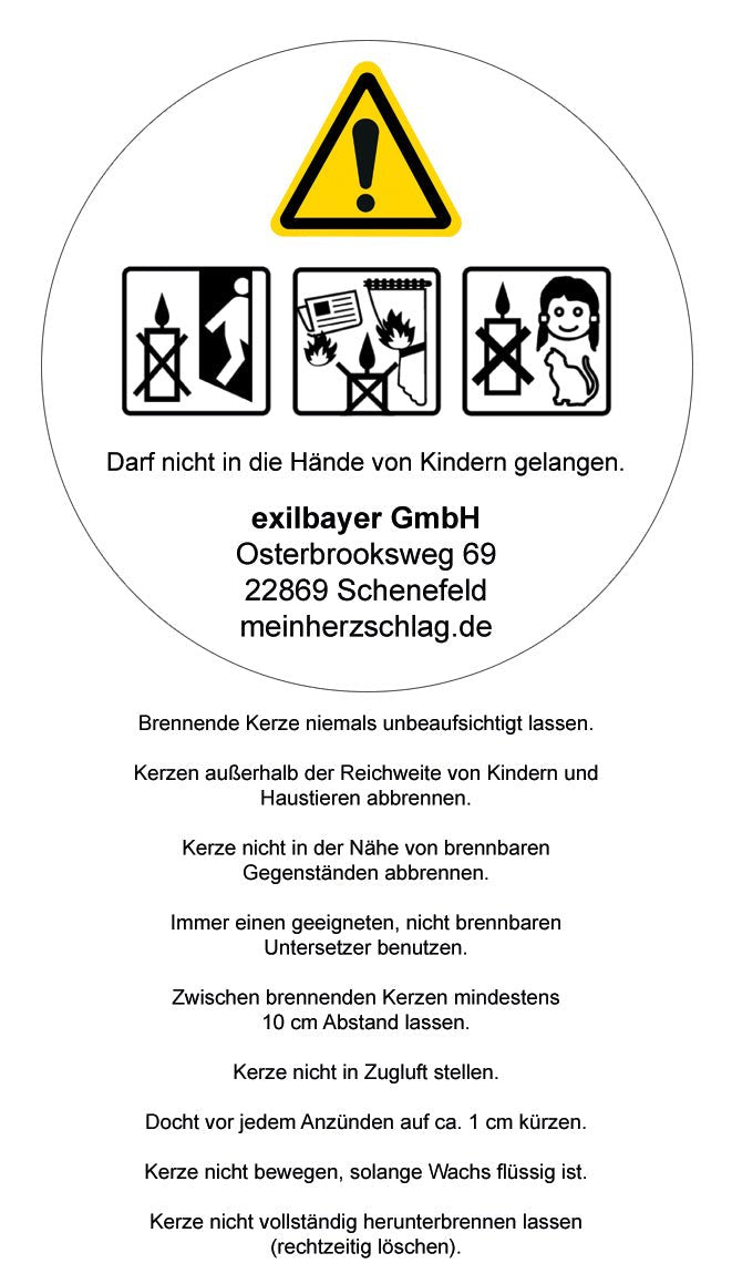 Duftkerze "All i want for christmas is you!" - meinherzschlag.de