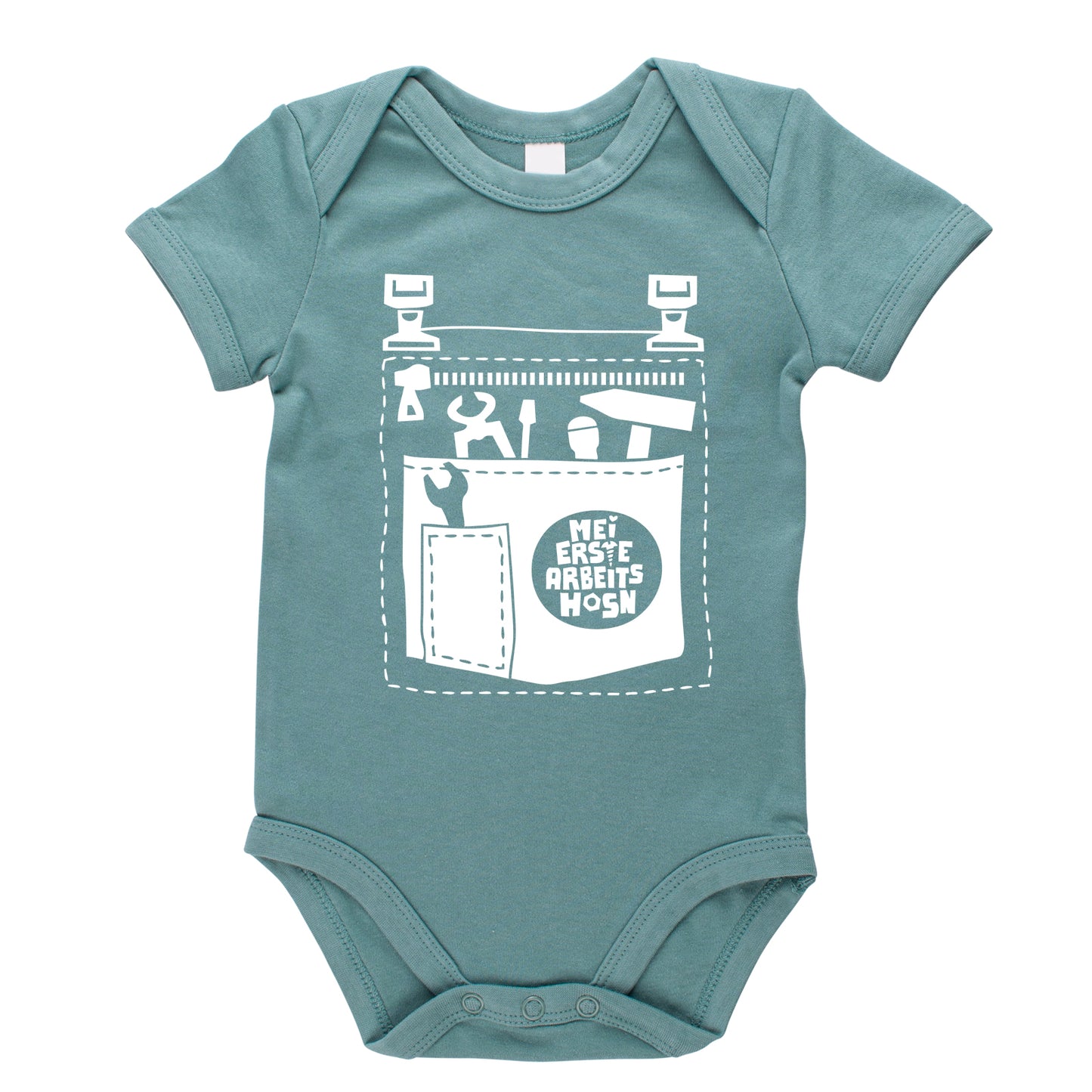 Baby Body "Mei erste Arbeitshosn" - meinherzschlag.de