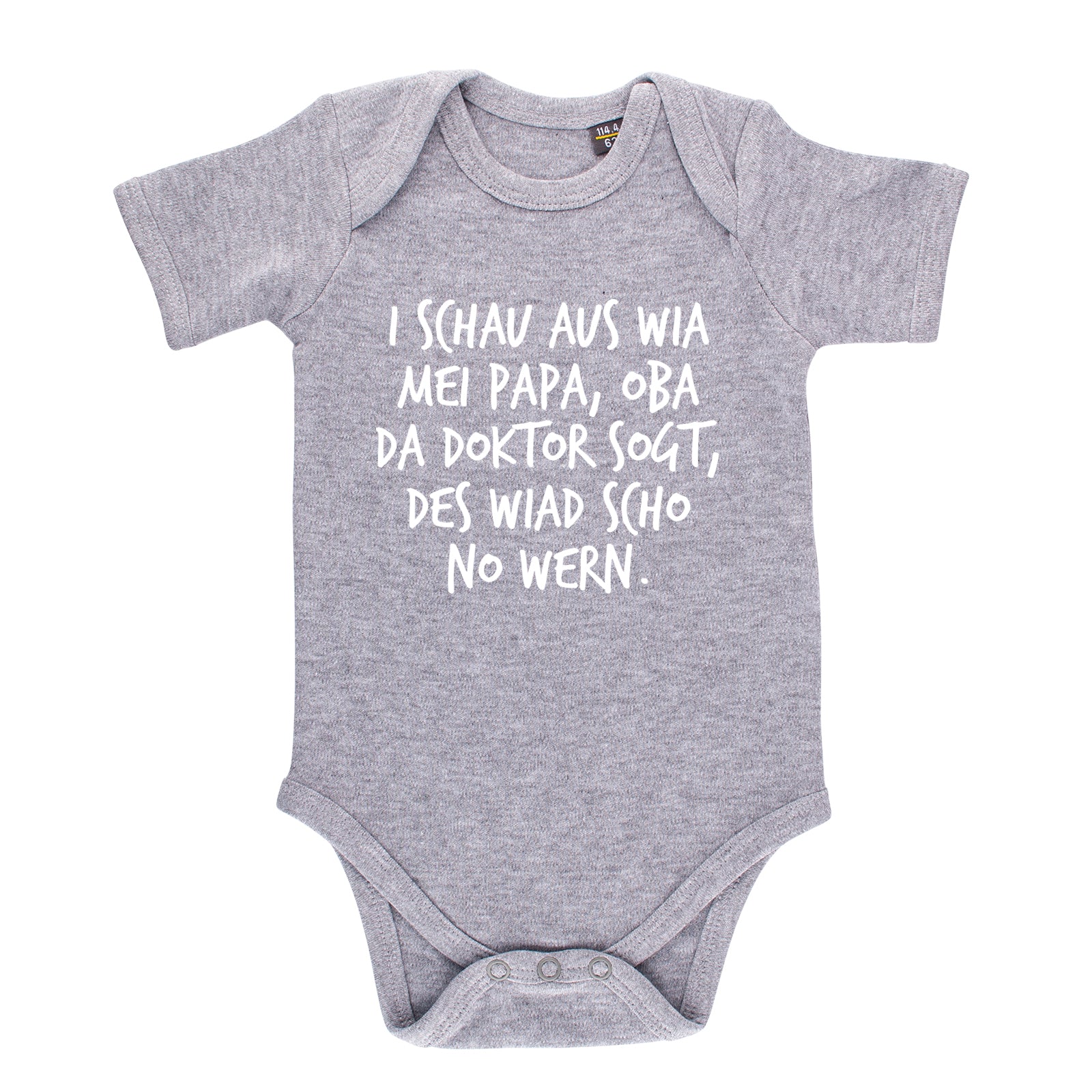 baby-body-i-schau-aus-wia-mei-papa-grau