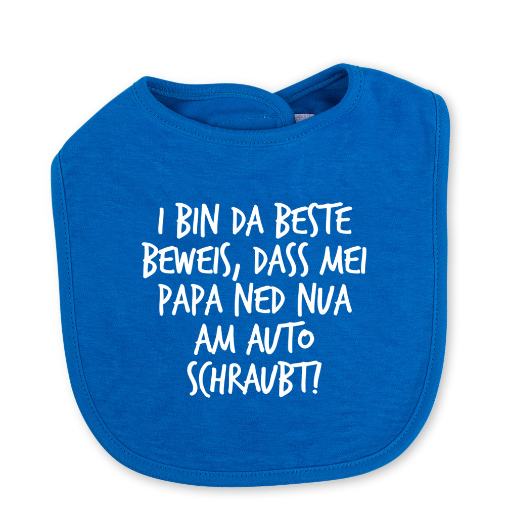 Babylätzchen "Auto schraubt!"