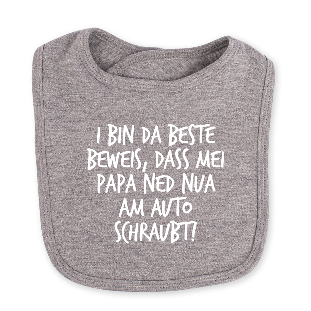 Babylätzchen "Auto schraubt!"