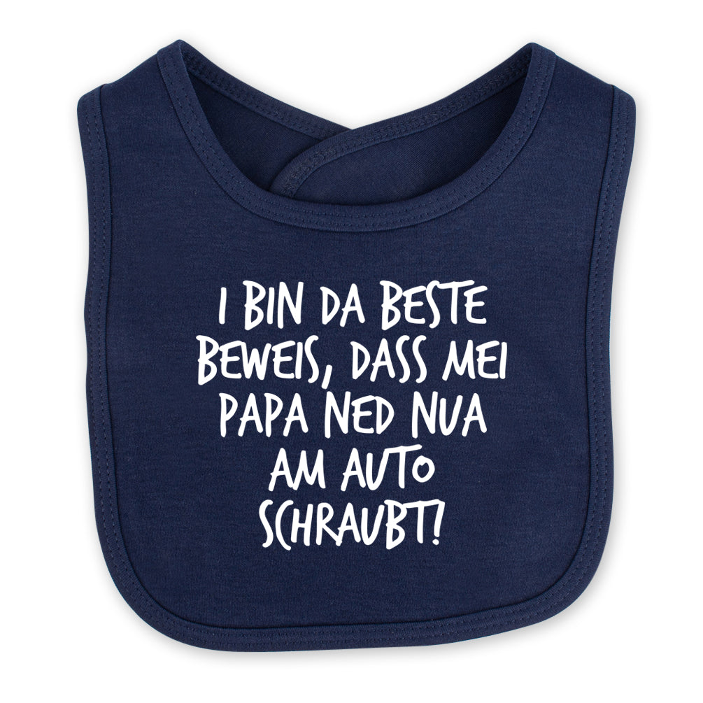 Babylätzchen "Auto schraubt!"