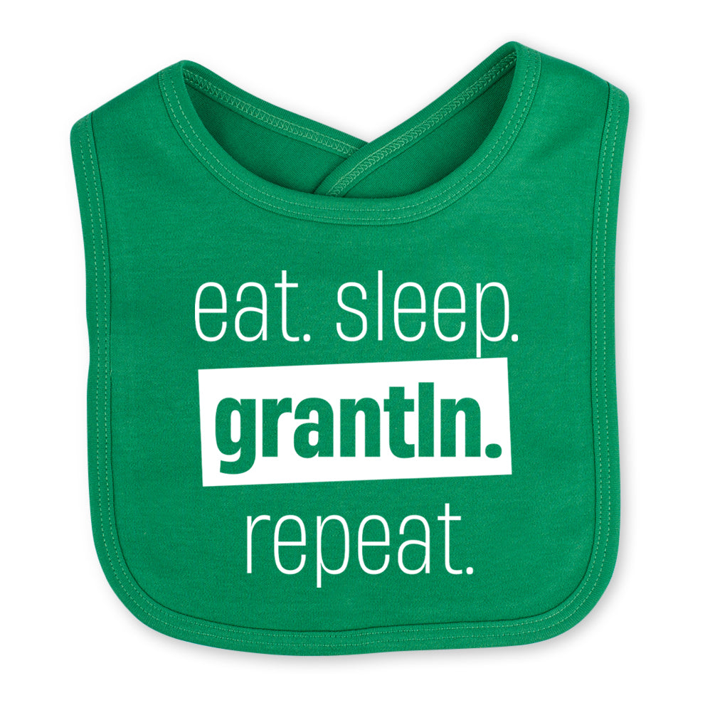 Babylätzchen "Eat. Sleep. Grantln. Repeat."