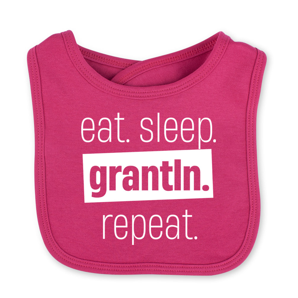 Babylätzchen "Eat. Sleep. Grantln. Repeat."