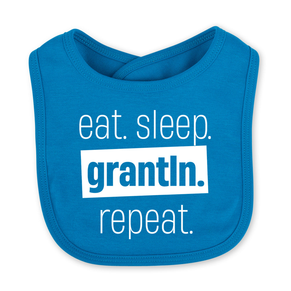 Babylätzchen "Eat. Sleep. Grantln. Repeat."