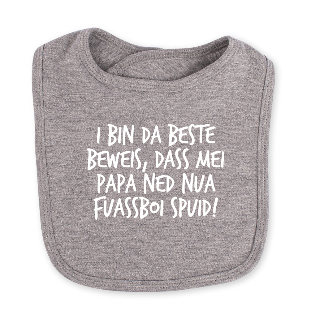 Babylätzchen "Fuassboi spuid!"