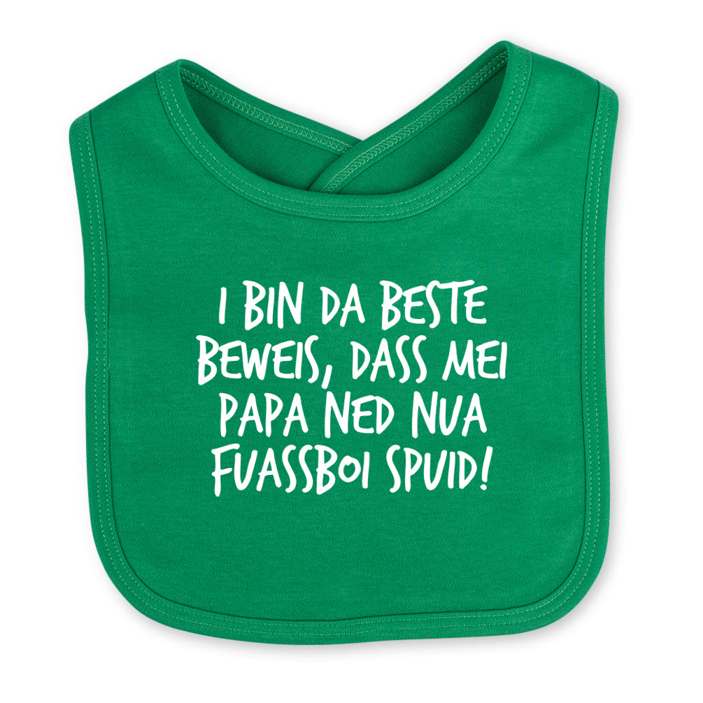 Babylätzchen "Fuassboi spuid!"