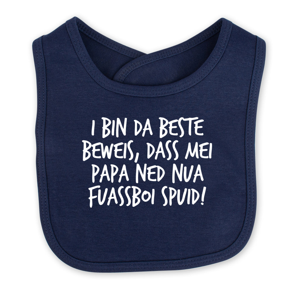 Babylätzchen "Fuassboi spuid!"