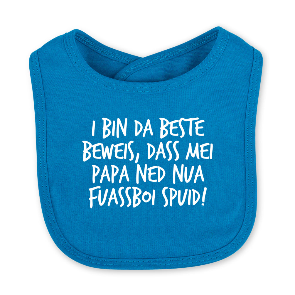 Babylätzchen "Fuassboi spuid!"
