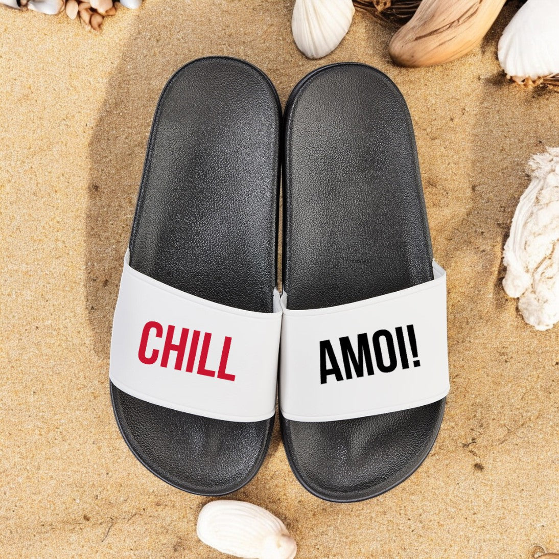 Badelatschen "Chill Amoi!"