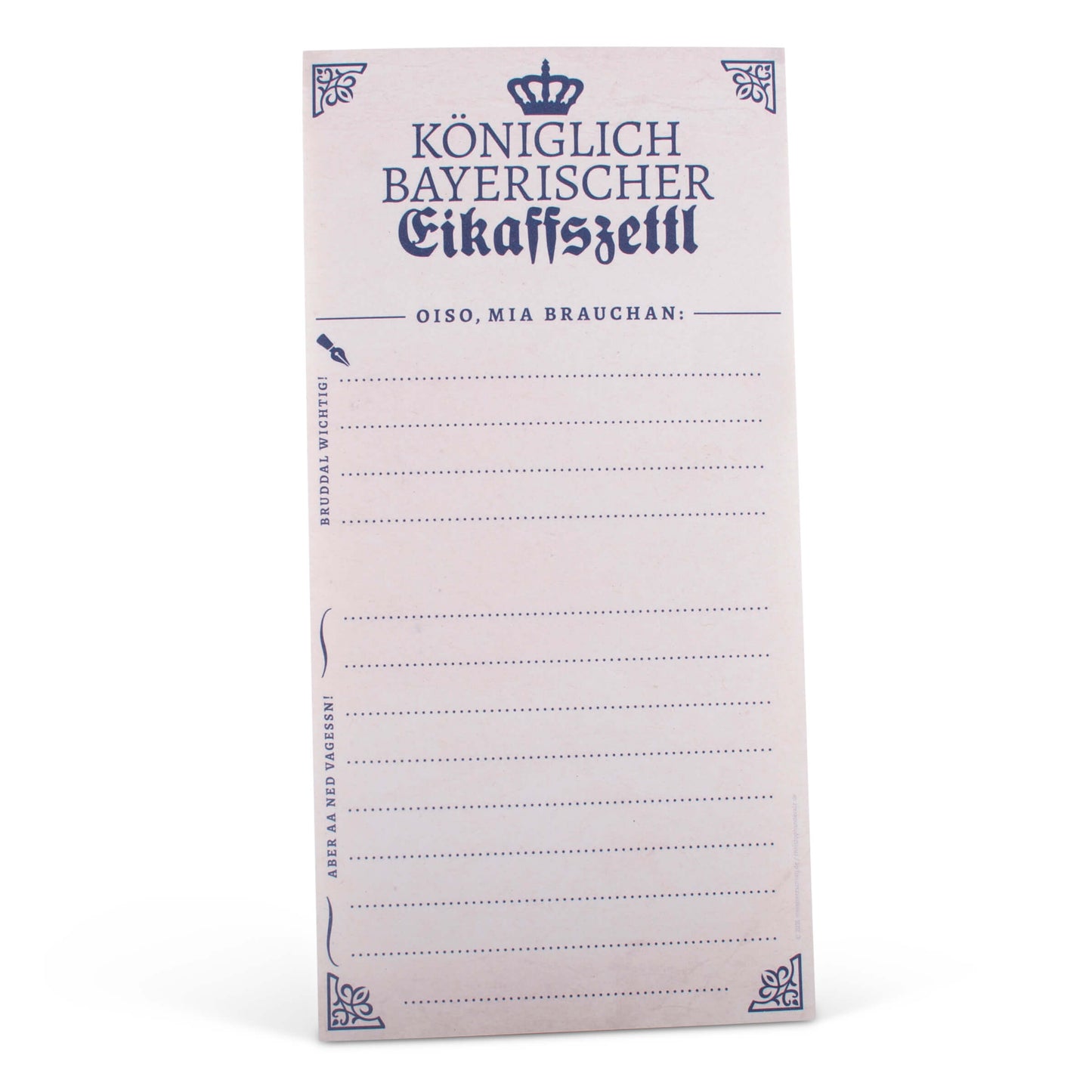 Königlich Bayerischer Eikaffszettl - meinherzschlag.de