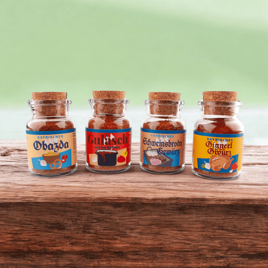 Geschenkset "Bayerisches Gewürzregal" - meinherzschlag.de