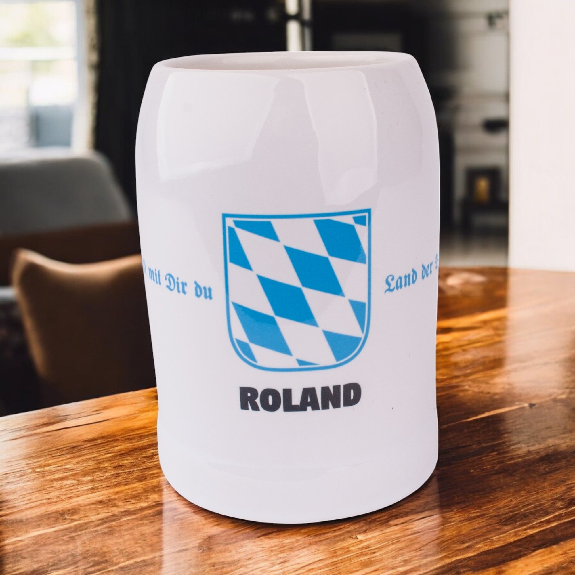 Bierkrug "Wappen"mit Wunschname