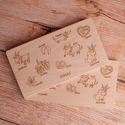 Brotzeitbrettl fürd Zwergerl - meinherzschlag.de