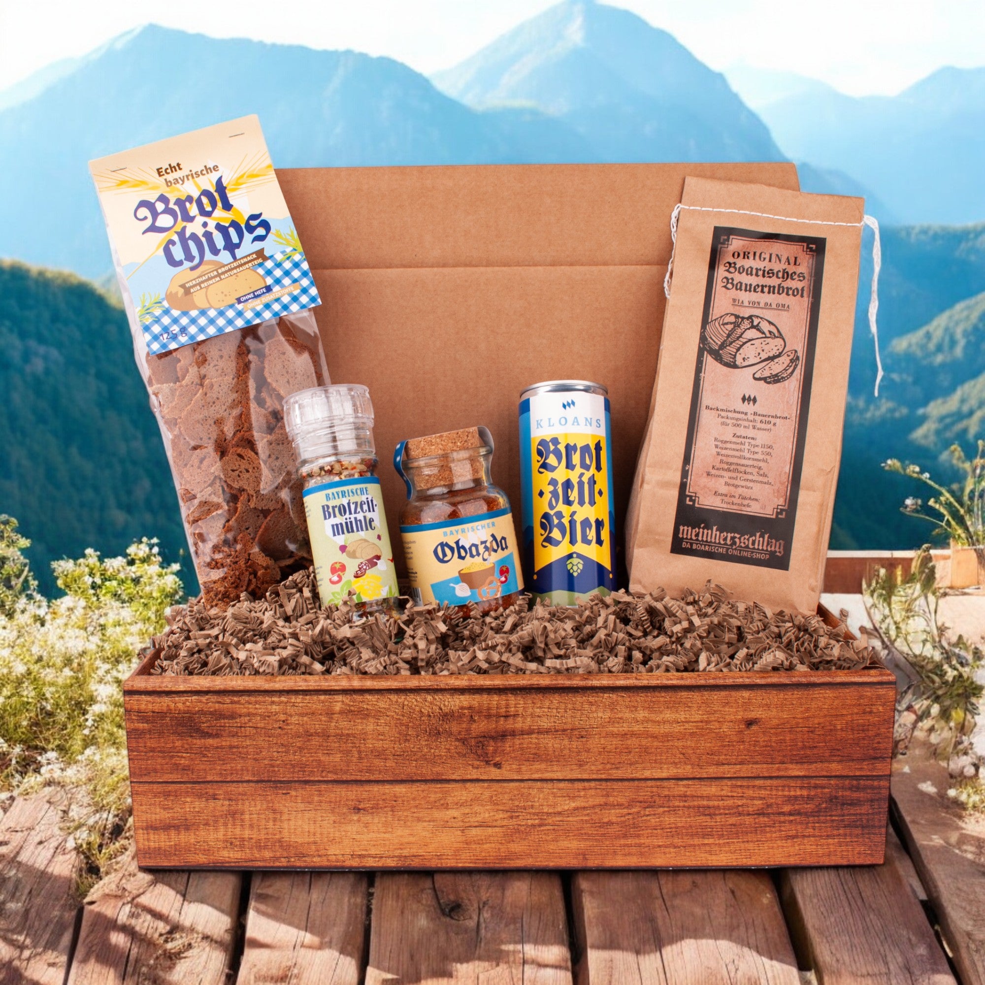 Geschenkbox "Mei Brotzeit"