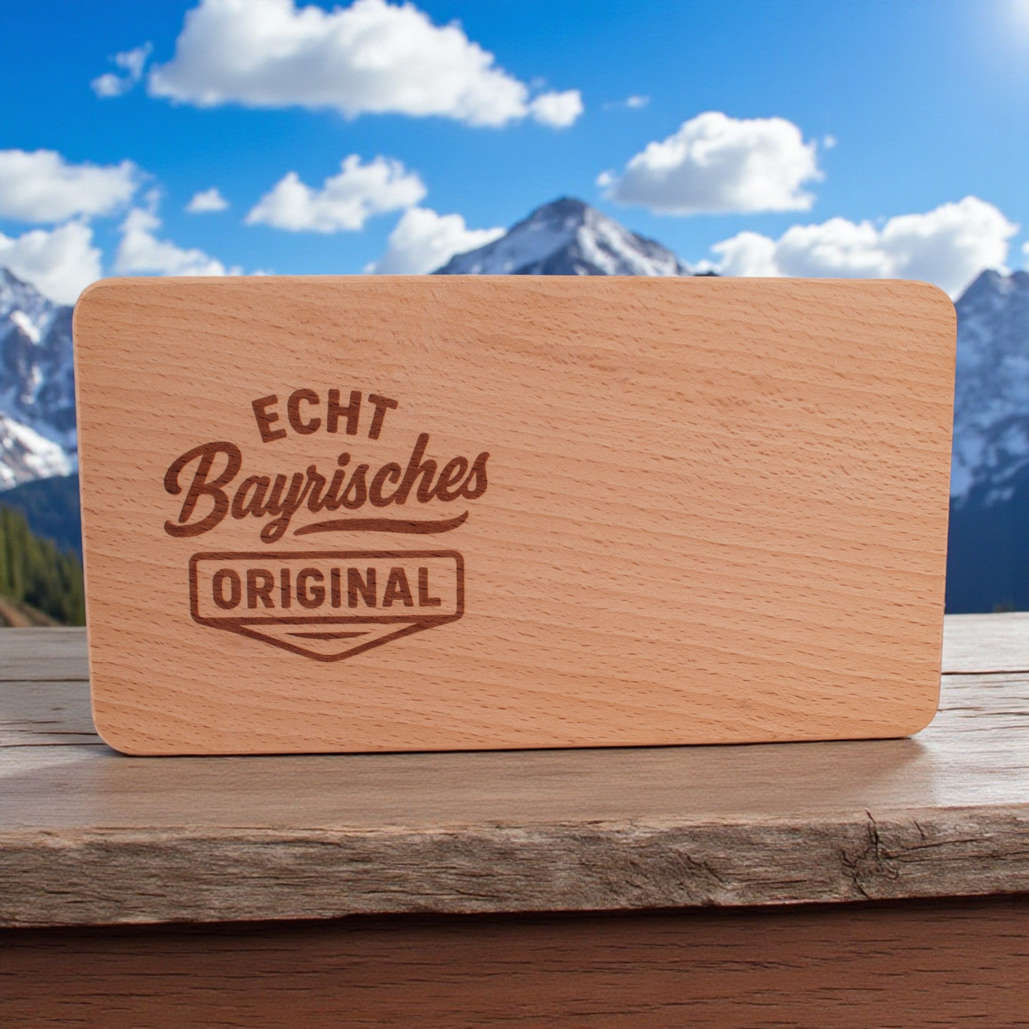 Brotzeitbrettl "Echt bayrisches Original"