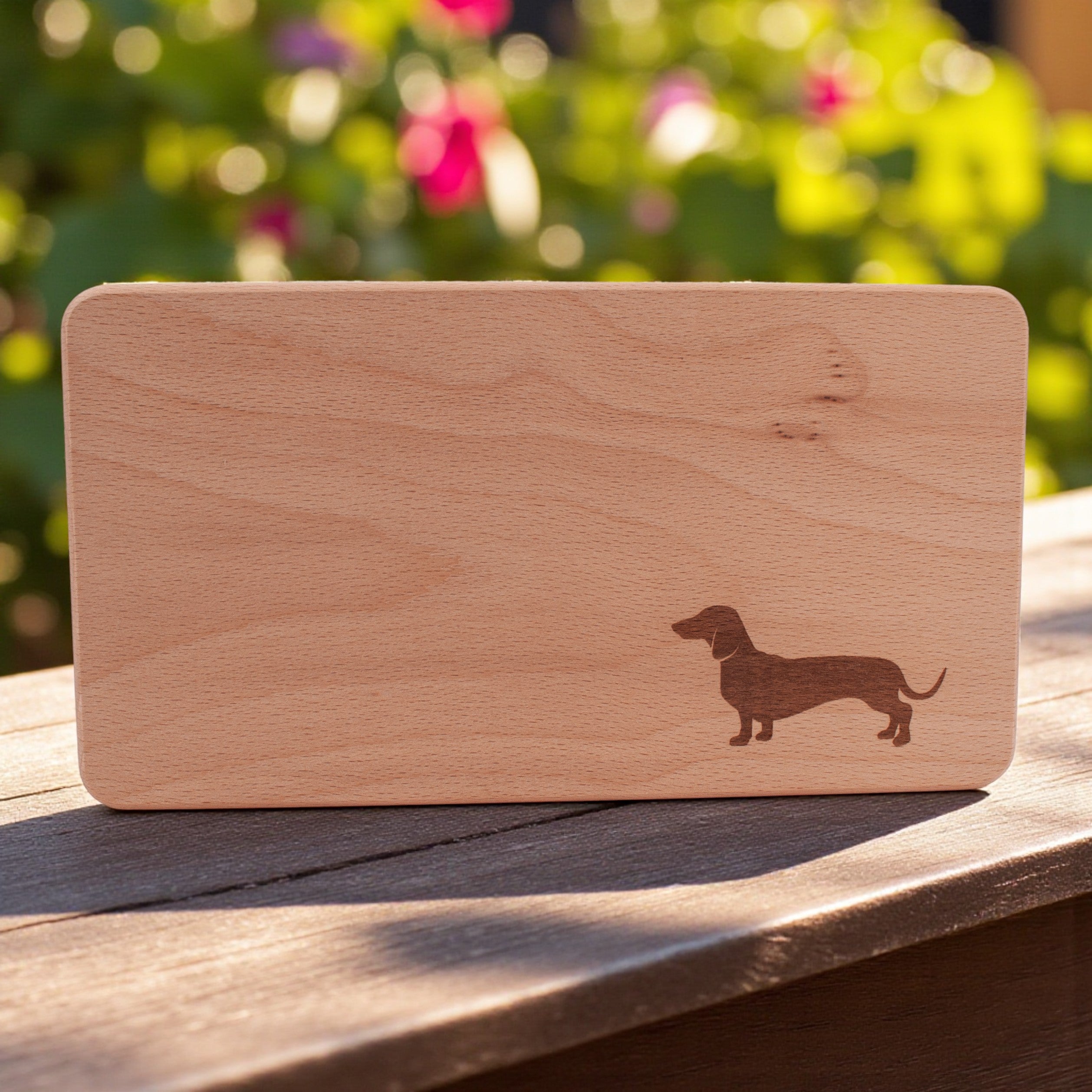 Brotzeitbrettl "Dackel"