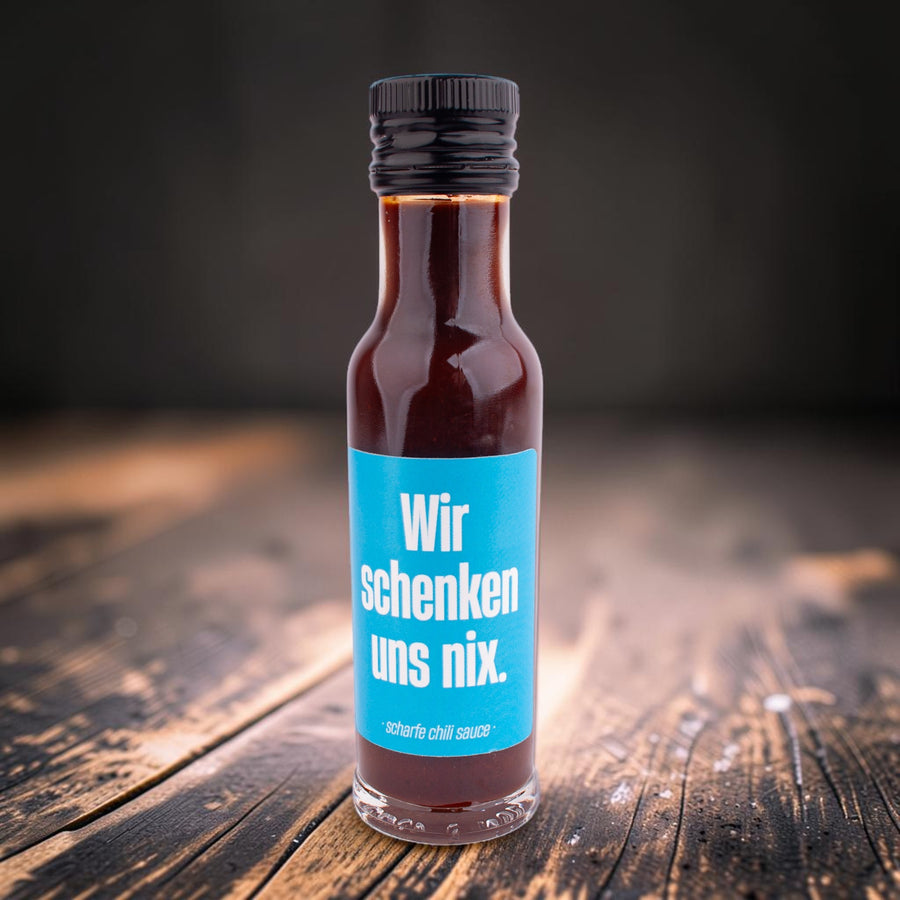 Chilisauce "Wir schenken uns nix!" von meinherzschlag – Produktbild 1 von 2.