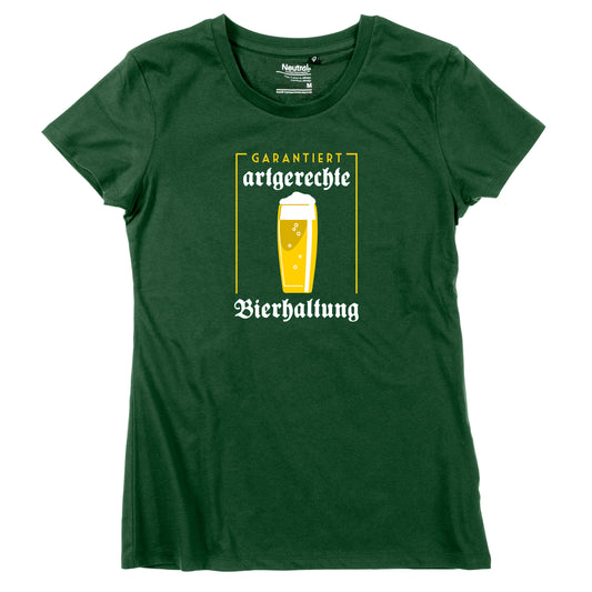 Damen-Shirt "Artgerechte Bierhaltung"