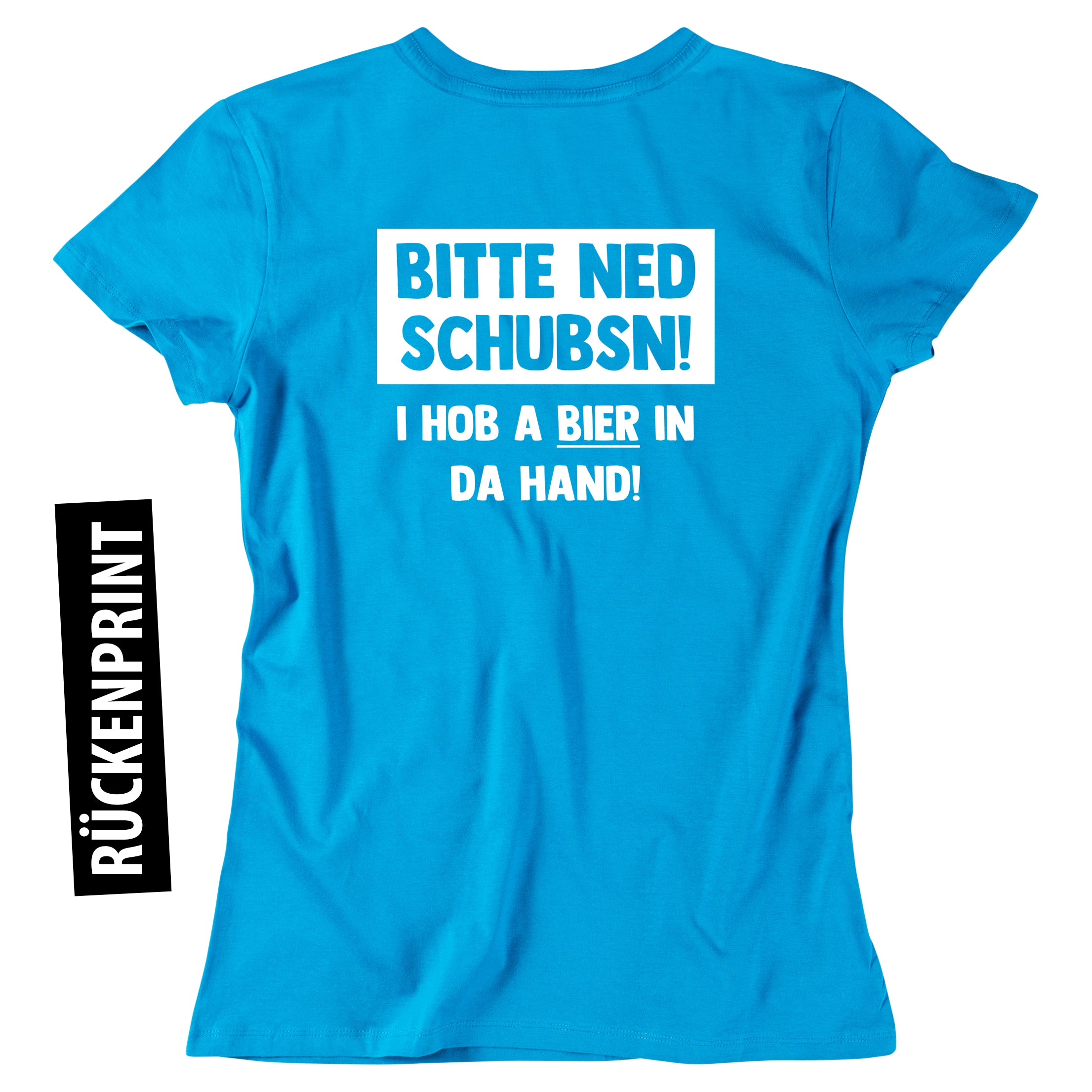 damen-shirt-bitte-ned-schubsn-tuerkis