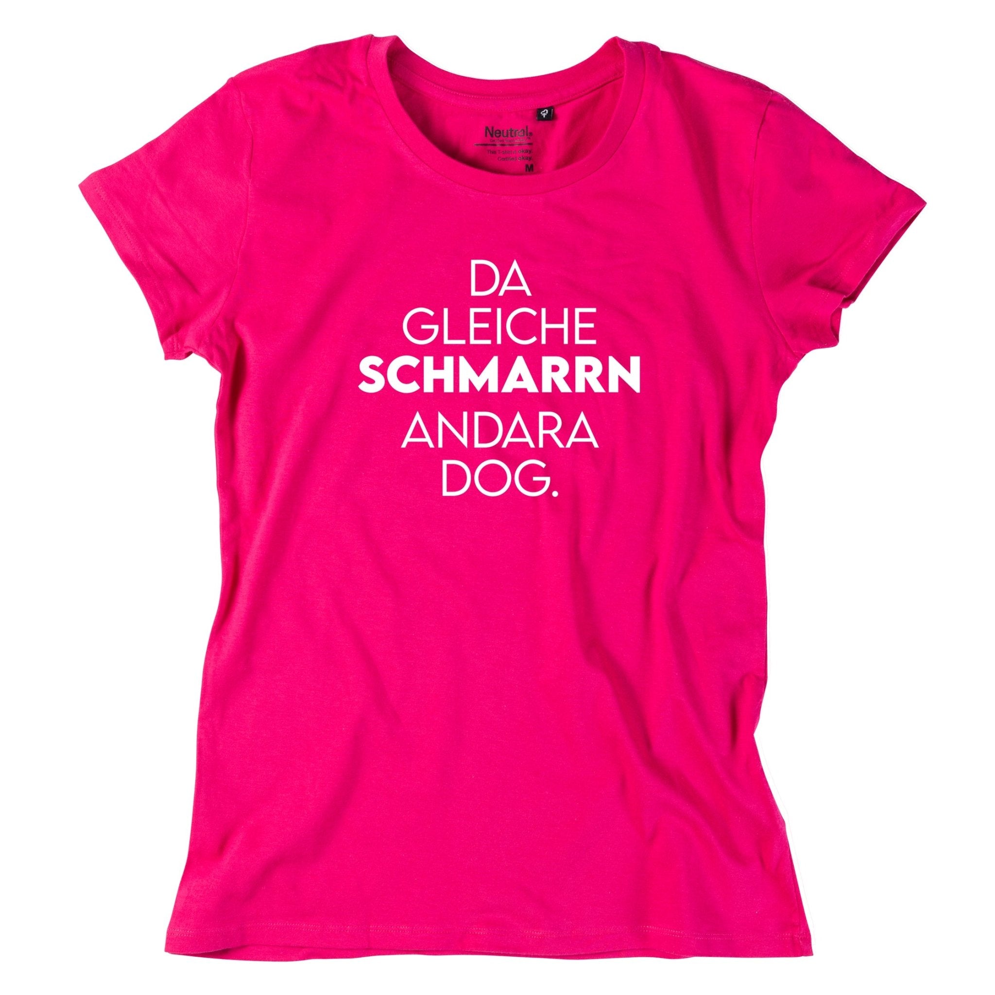 Damen - Shirt "Da gleiche Schmarrn" - meinherzschlag.de