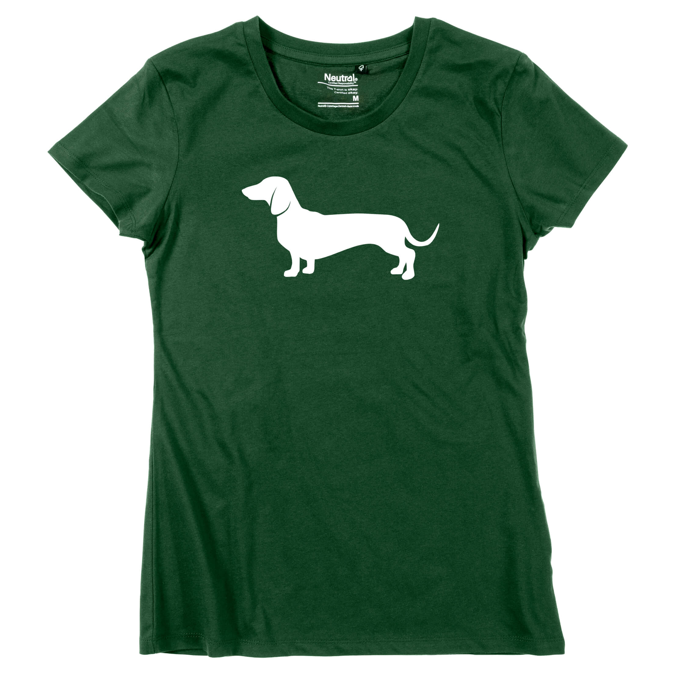 damen-shirt-dackel-gruen