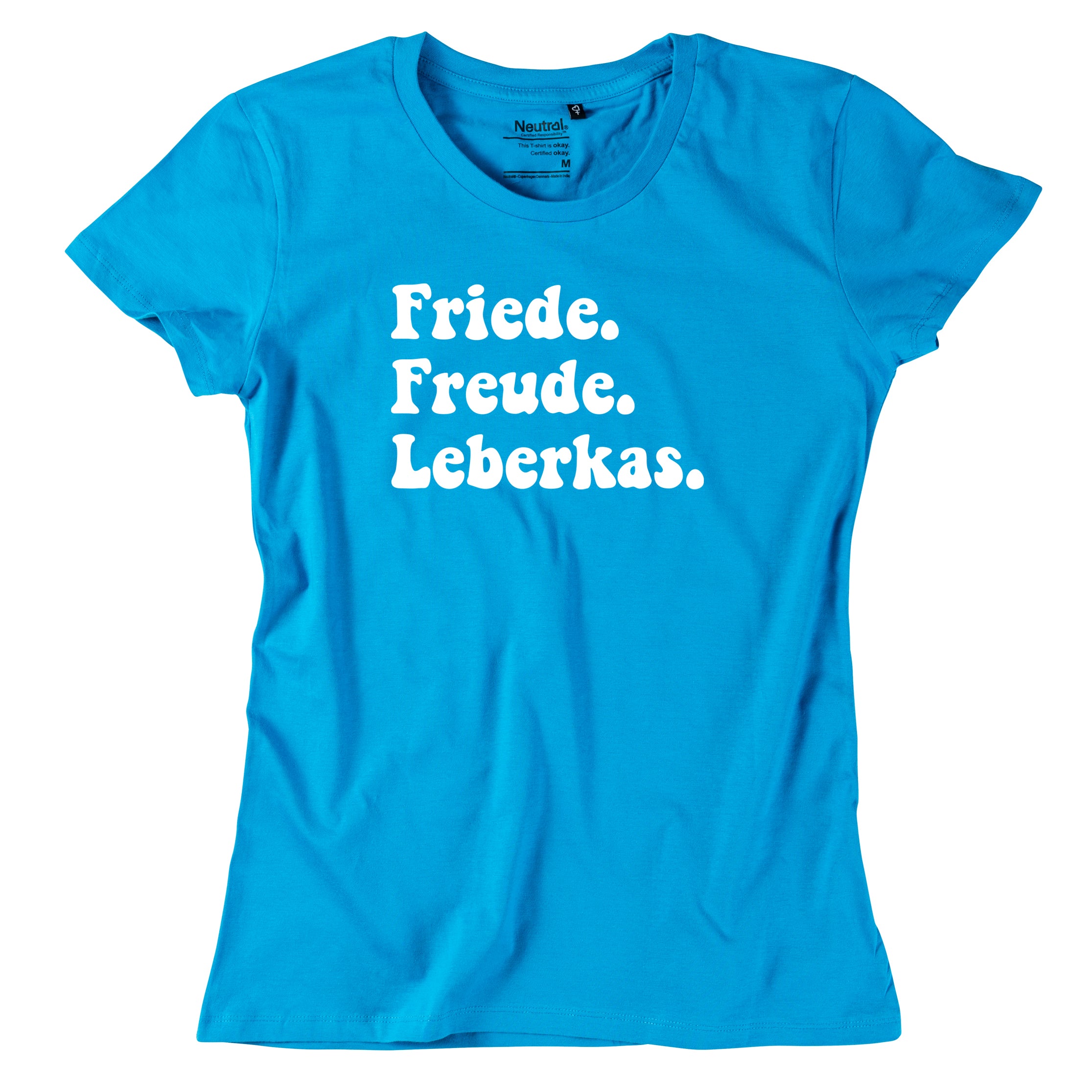 damen-shirt-friede-freude-leberkas-tuerkis