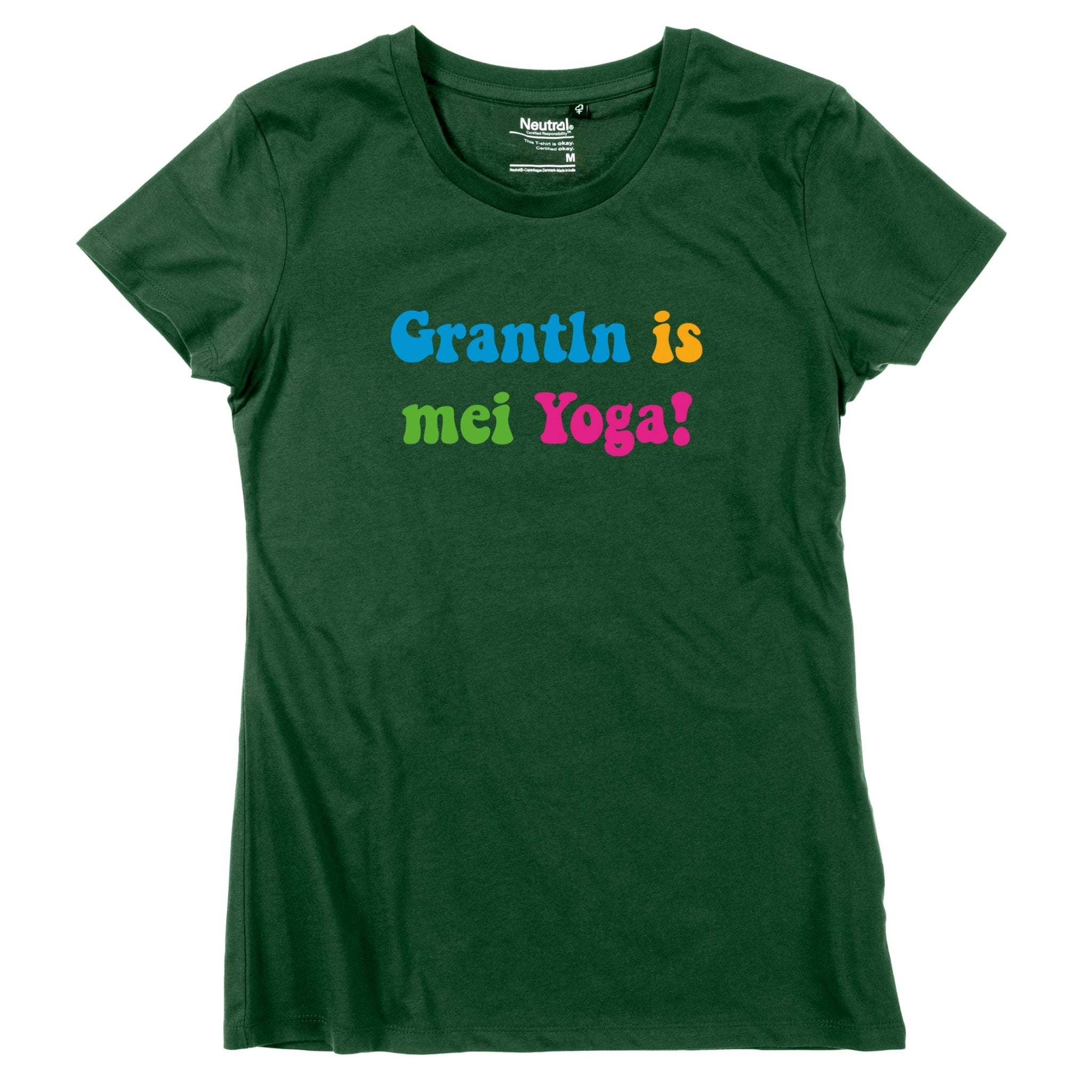 Damen - Shirt "Grantln is mei Yoga!" - meinherzschlag.de