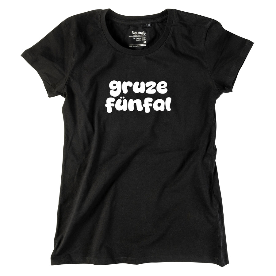 Damen-Shirt "gruze fünfal" von meinherzschlag – Produktbild 3 von 8.