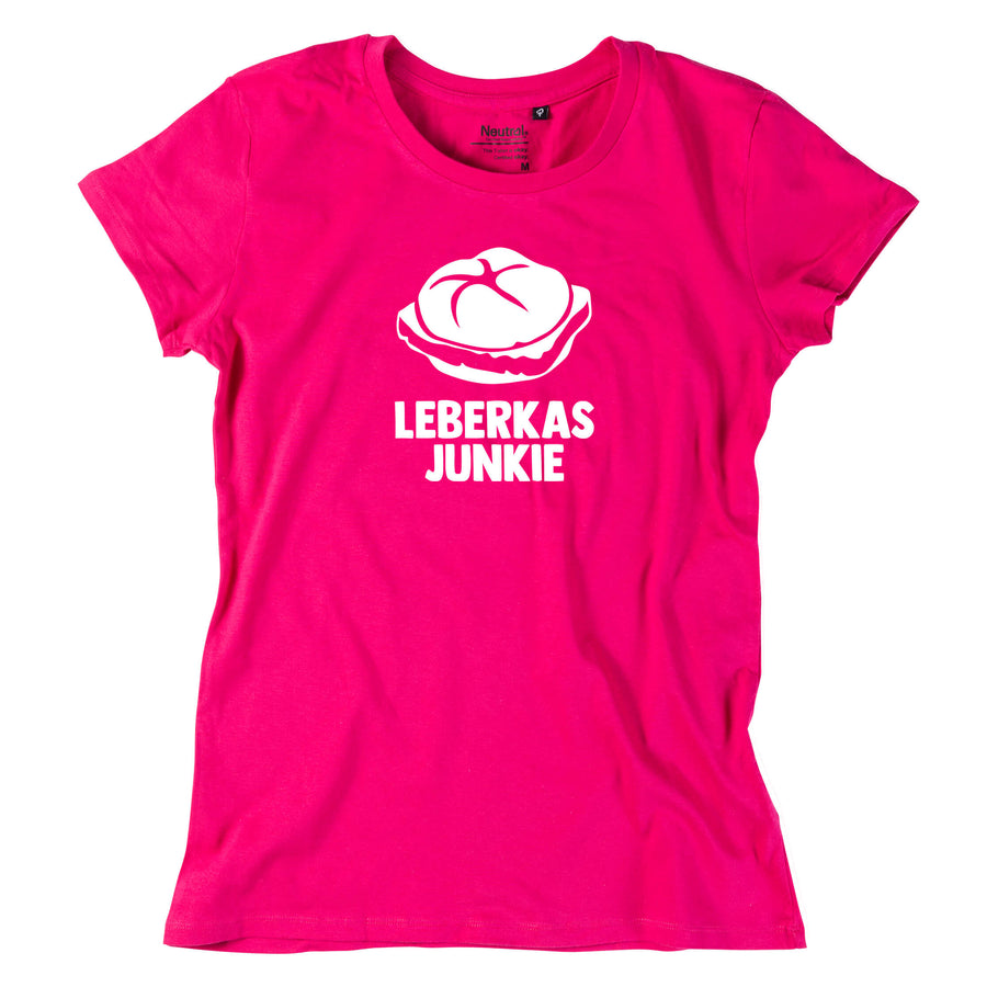 Damen - Shirt "Leberkasjunkie" - meinherzschlag.de
