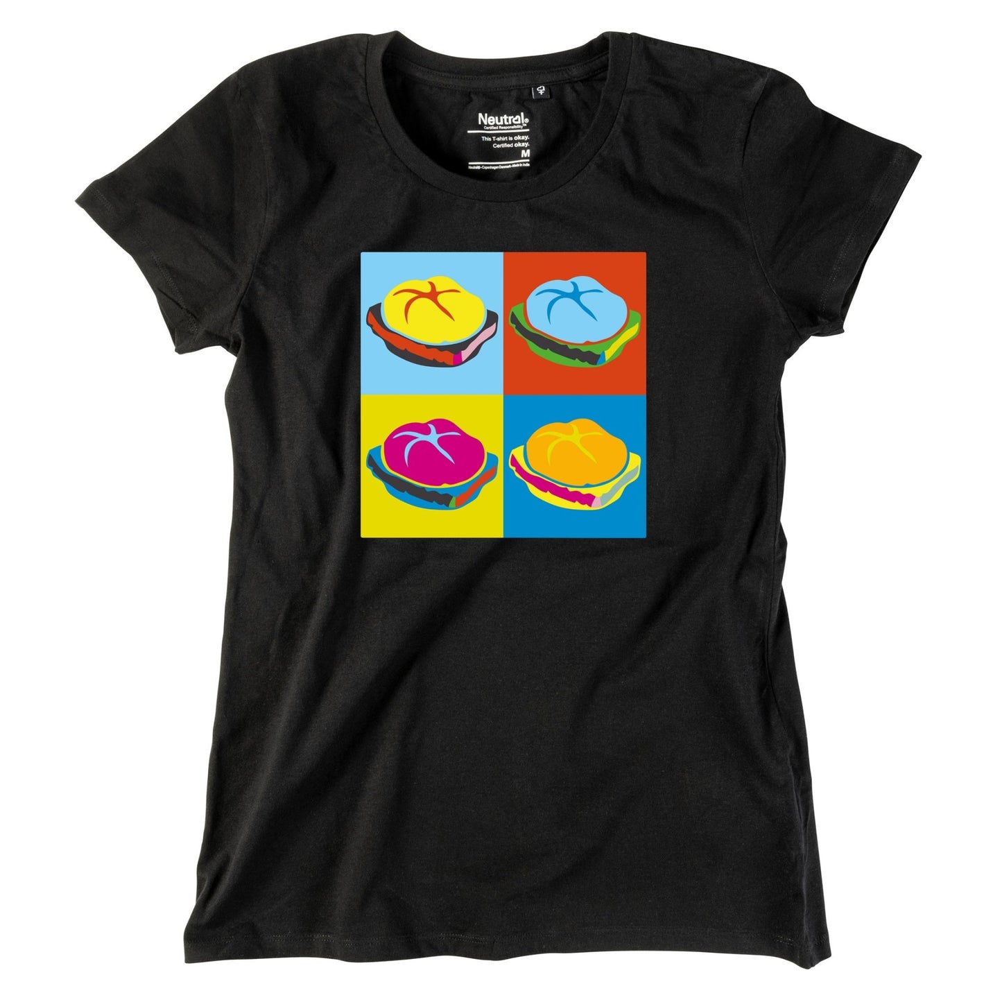 Damen - Shirt "Popart Leberkas" - meinherzschlag.de