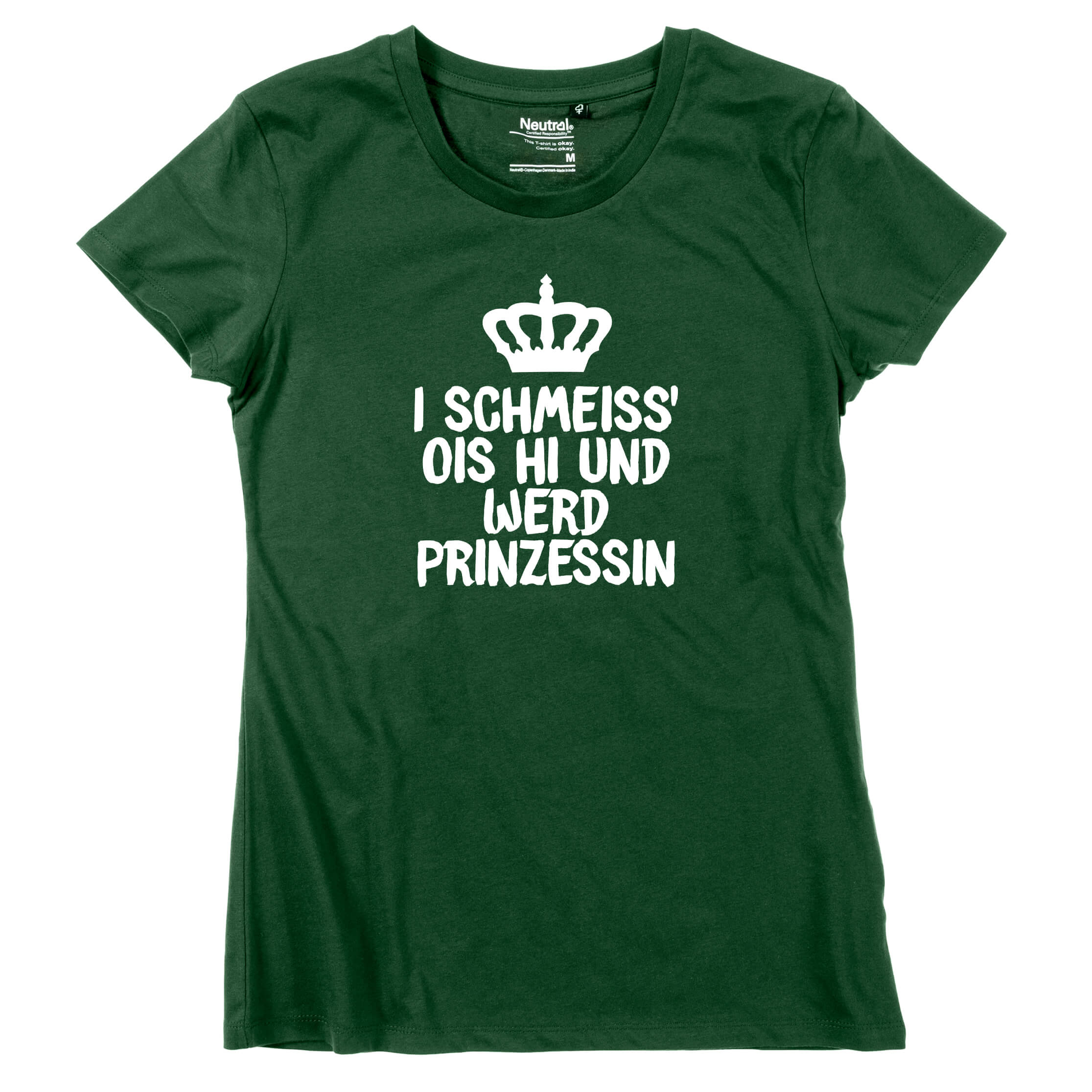 damen-shirt-prinzessin-gruen