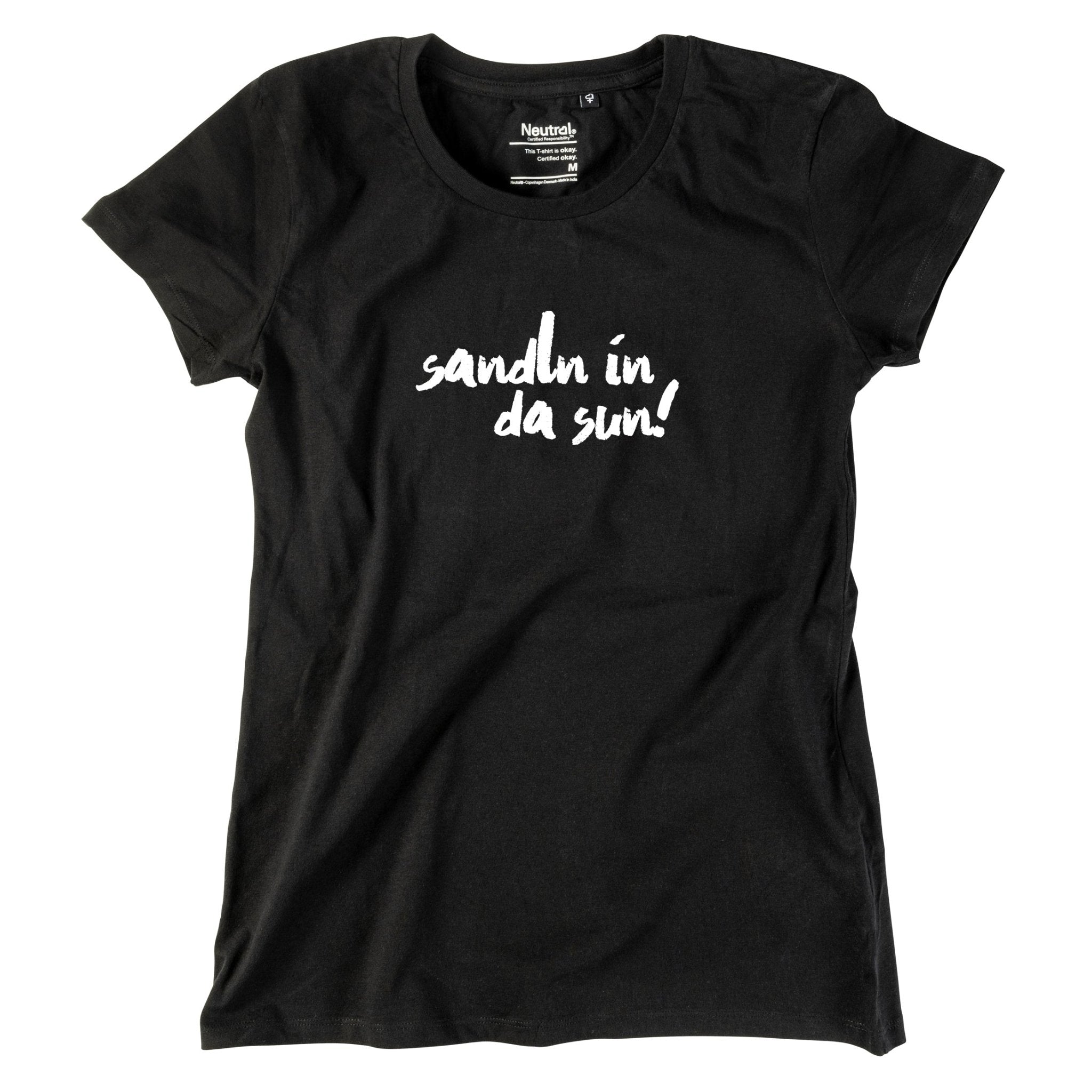 Damen - Shirt "sandln in da sun!" - meinherzschlag.de
