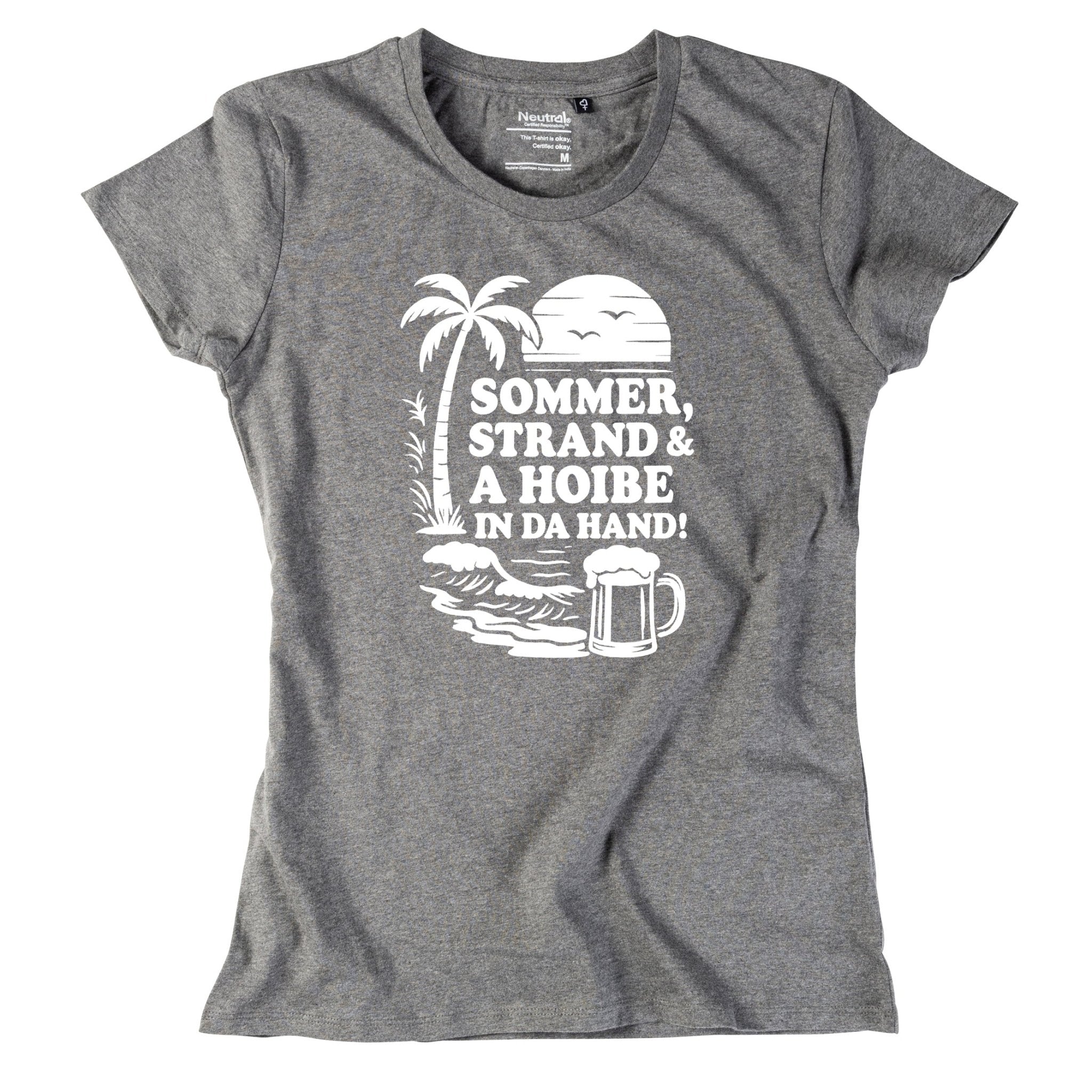 Damen - Shirt "Sommer & Strand" - meinherzschlag.de