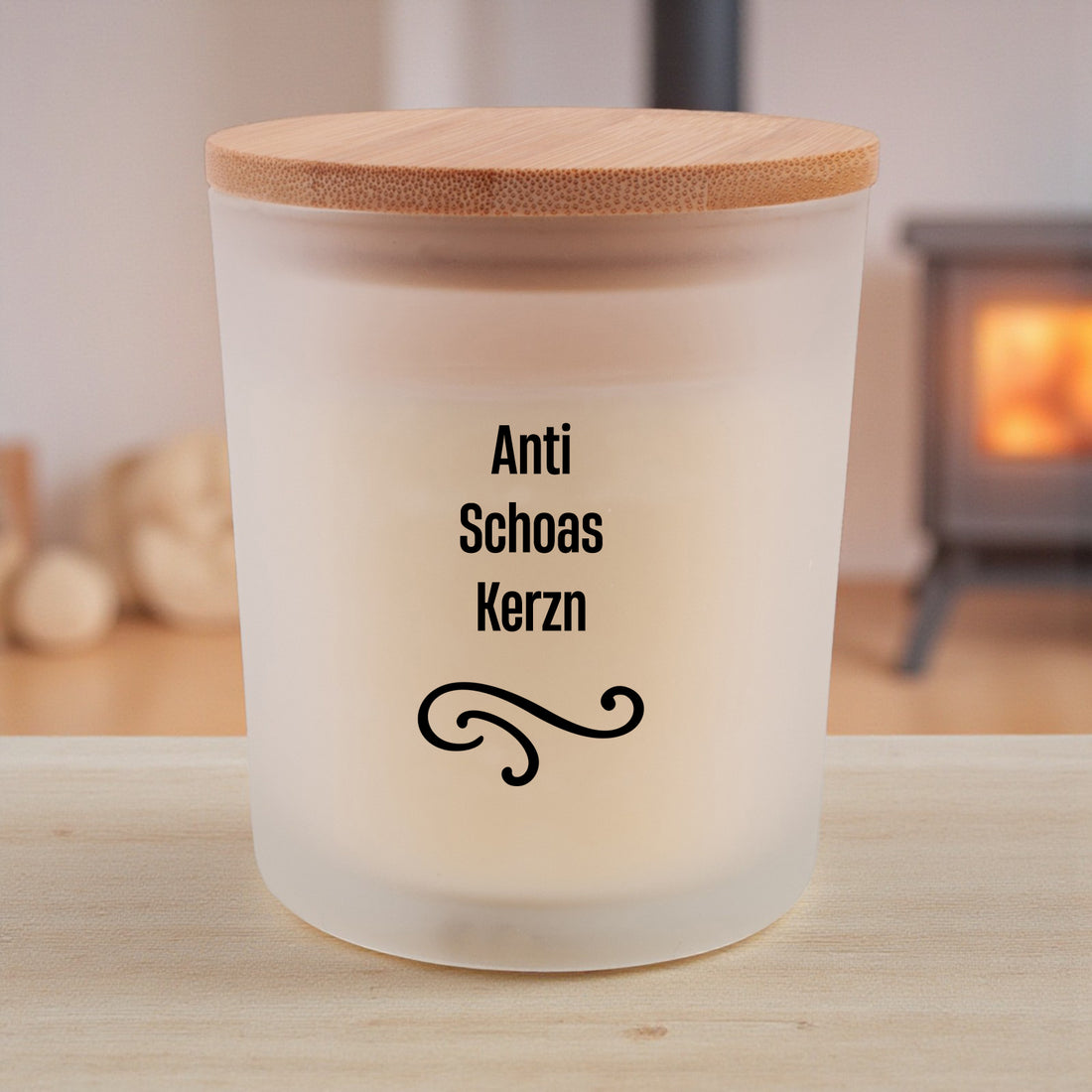 Duftkerze "Anti Schoas Kerzn"