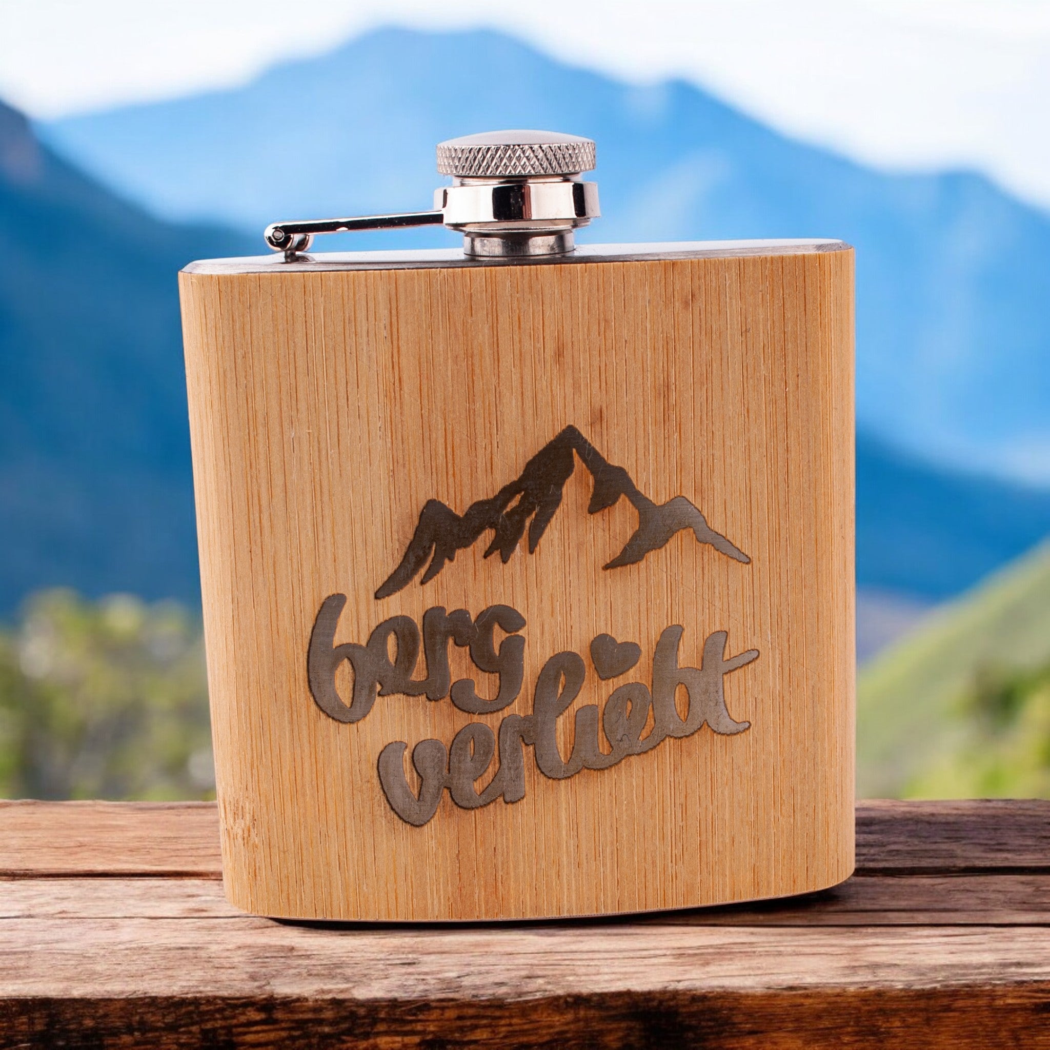 Flachmann "bergverliebt"