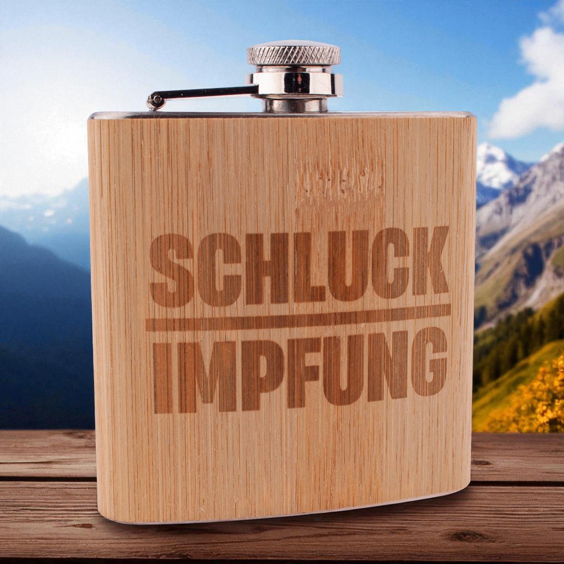 Flachmann "Schluck-Impfung"
