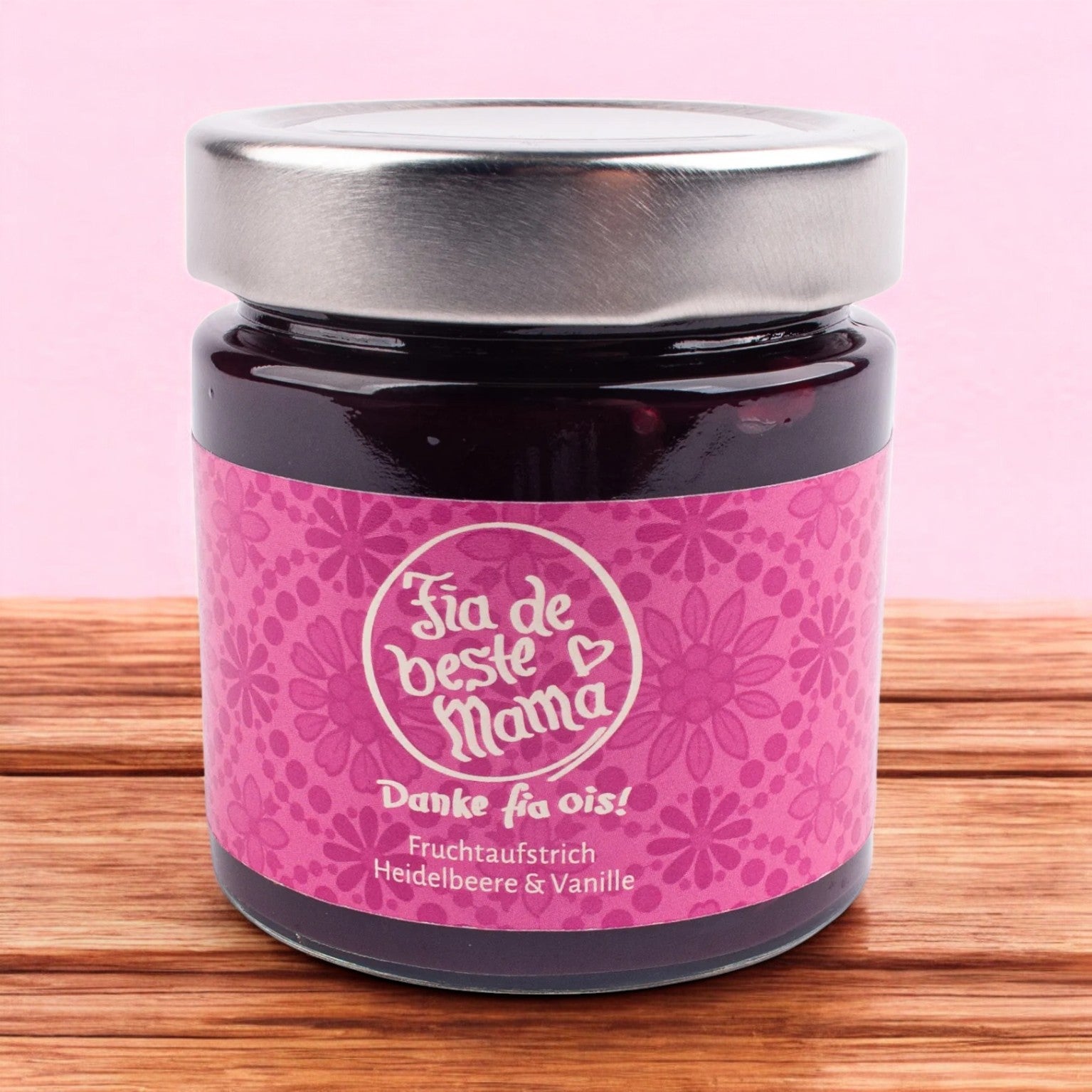 Fruchtaufstrich "Fia de beste Mama"